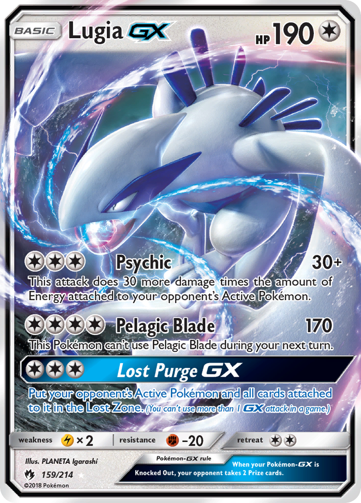 Lost Thunder Lugia GX #159/214
